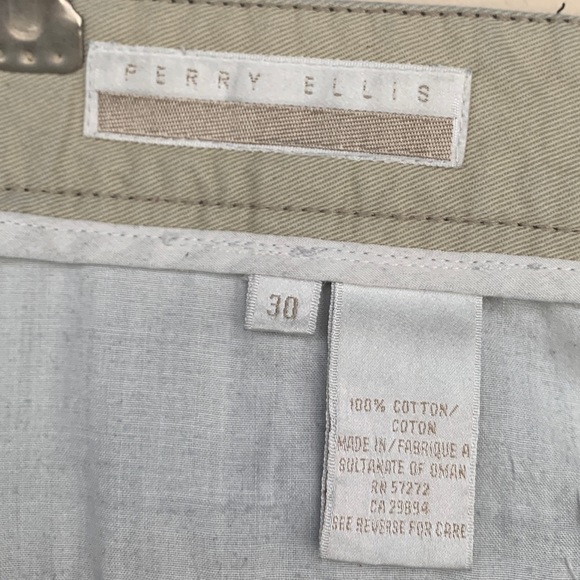 MENS PERRY ELLIS BLACK DRESS/CHINO PANTS - Picture 5 of 7